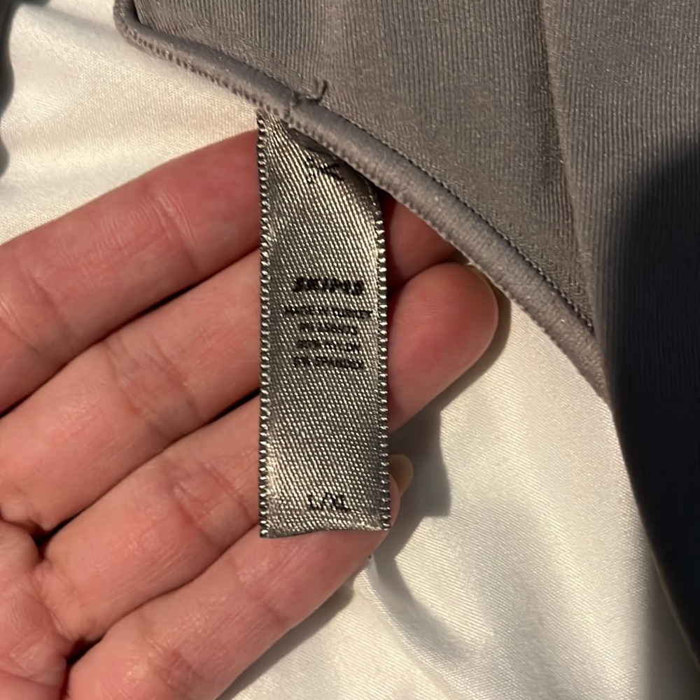 COPY - Essential mock neck long sleeve bodysuit grey